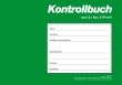 Kontrollbuch für Transporter 2,8 - 3,5 t