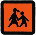 Schulbus-Magnetschild M