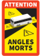 Toter-Winkel Aufkleber 5er Pack
